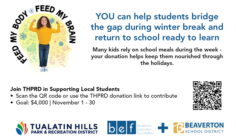 Winter Break Support - Donate today!