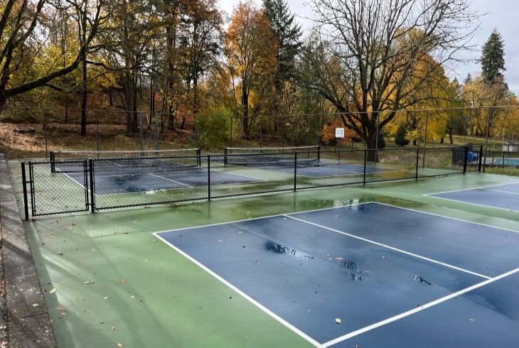 Pickleball courts at Raleigh Park!