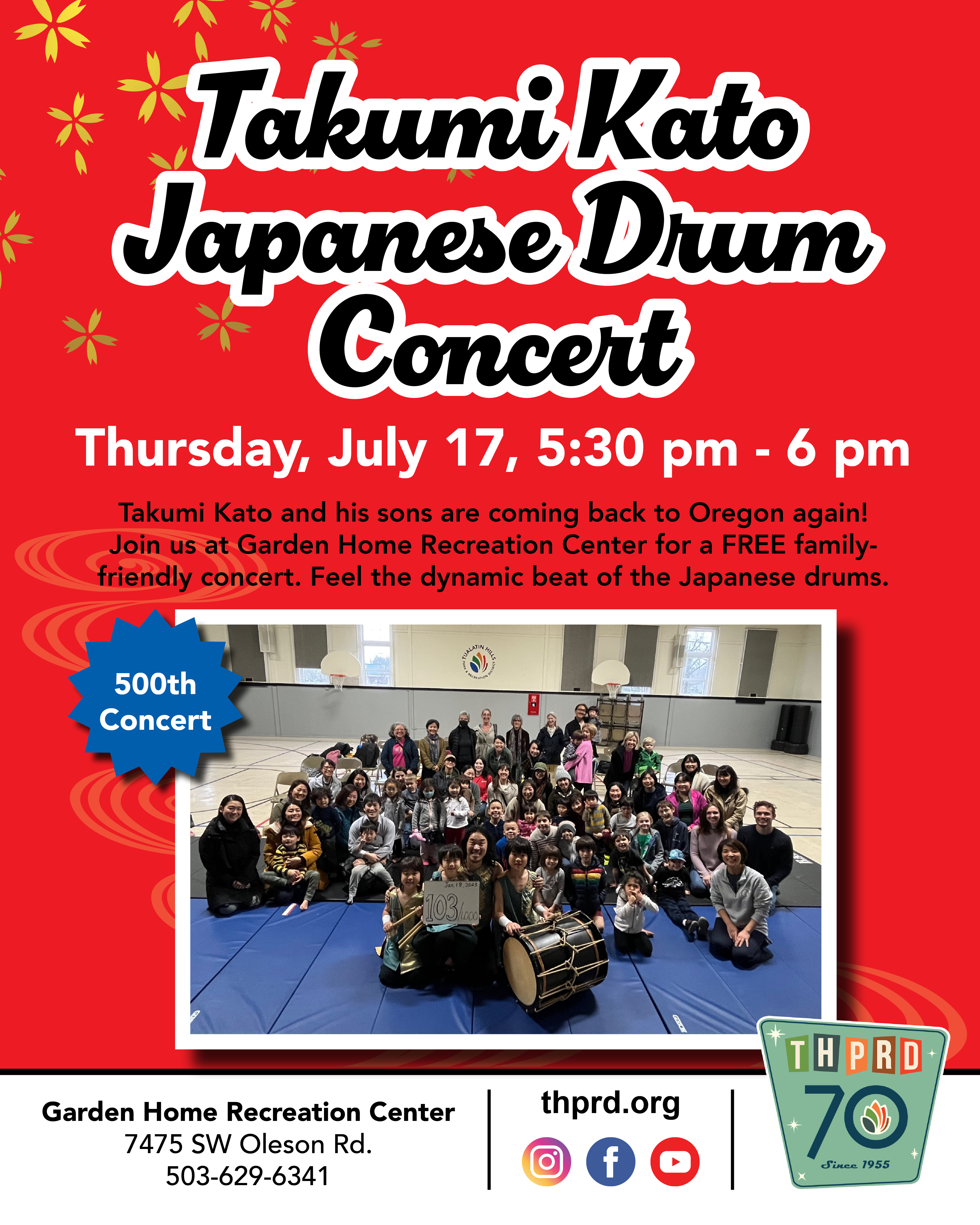 Takumi Kato Japanese Drum Concert