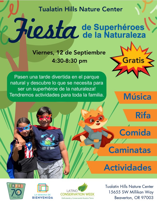 Fiesta de Superhéroes de la Naturalez