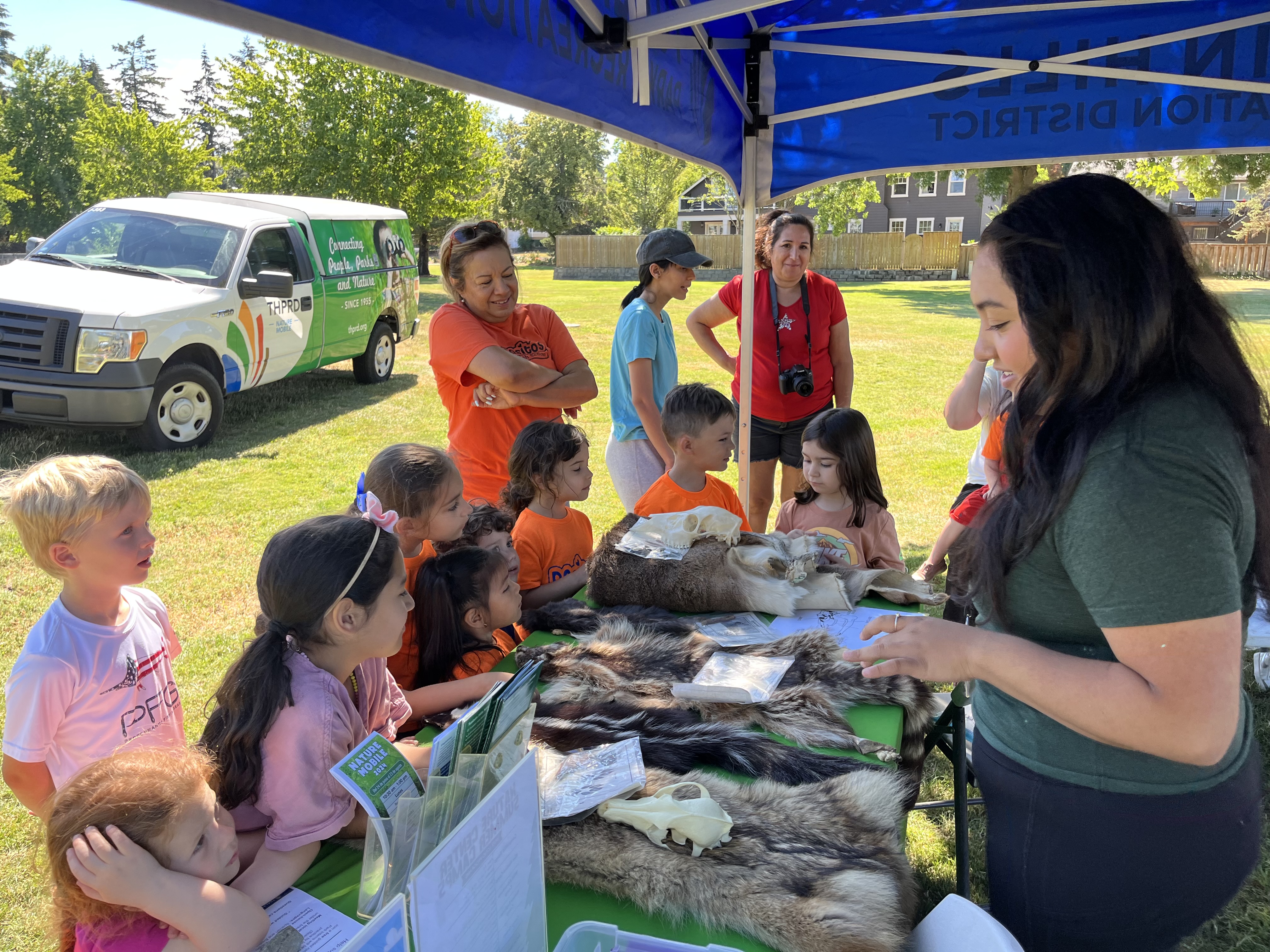 Nature Mobile is at 5 different parks offering free nature programs each summer!