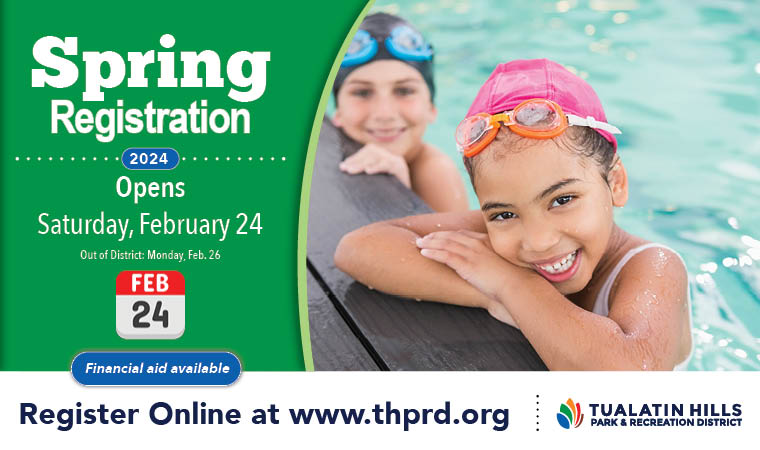 Spring Registration Opens Saturday, February 24