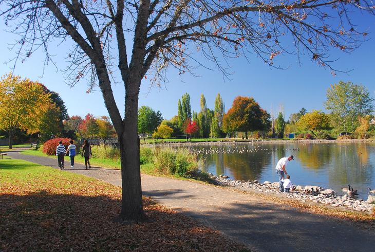 Parks contribute to good health and improved quality of life. Put on your walking shoes and visit THPRD's great destinations, like Commonwealth Lake Park.