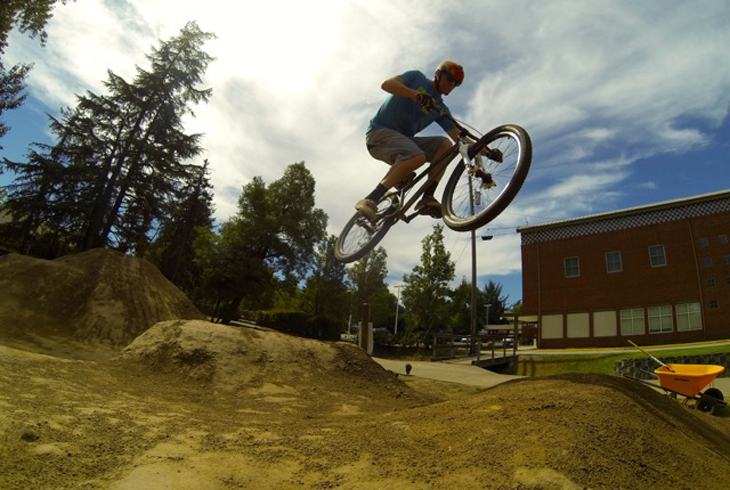 Beaverton's first BMX and dirt jump course is located at Eichler Park.