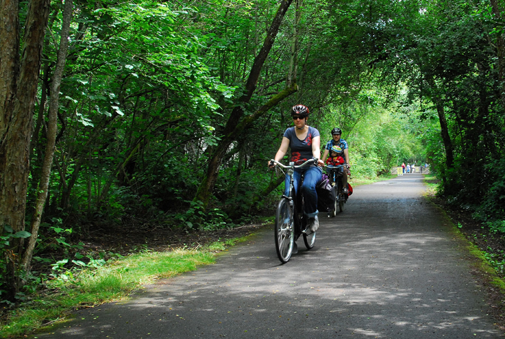 The Fanno Creek Trail is just one of many scenic adventures that await on more than 70 miles of trail located throughout the district.