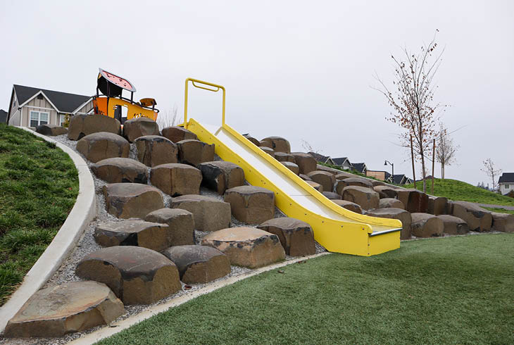 Play area slide