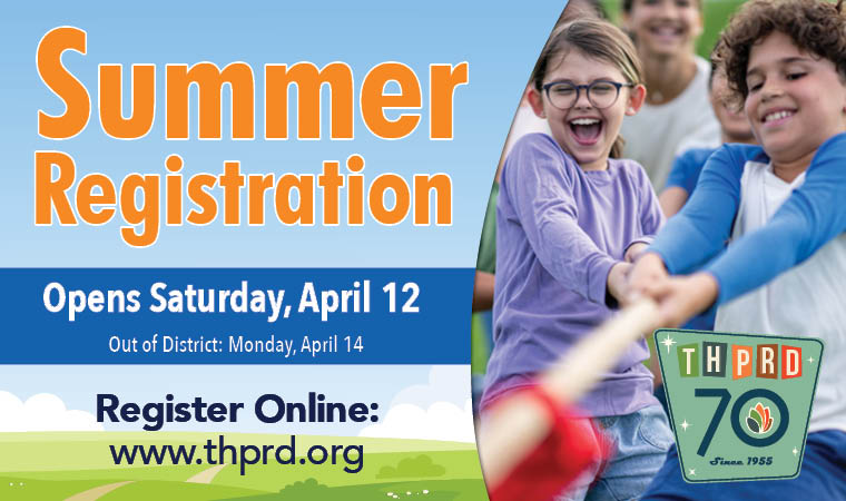 Save the Date - for Summer Registration!