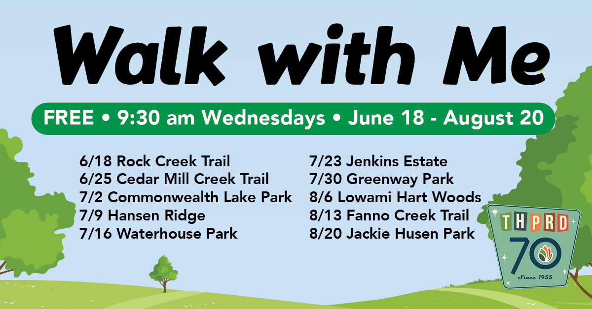 Walk with Me Series - Happening on Wednesdays